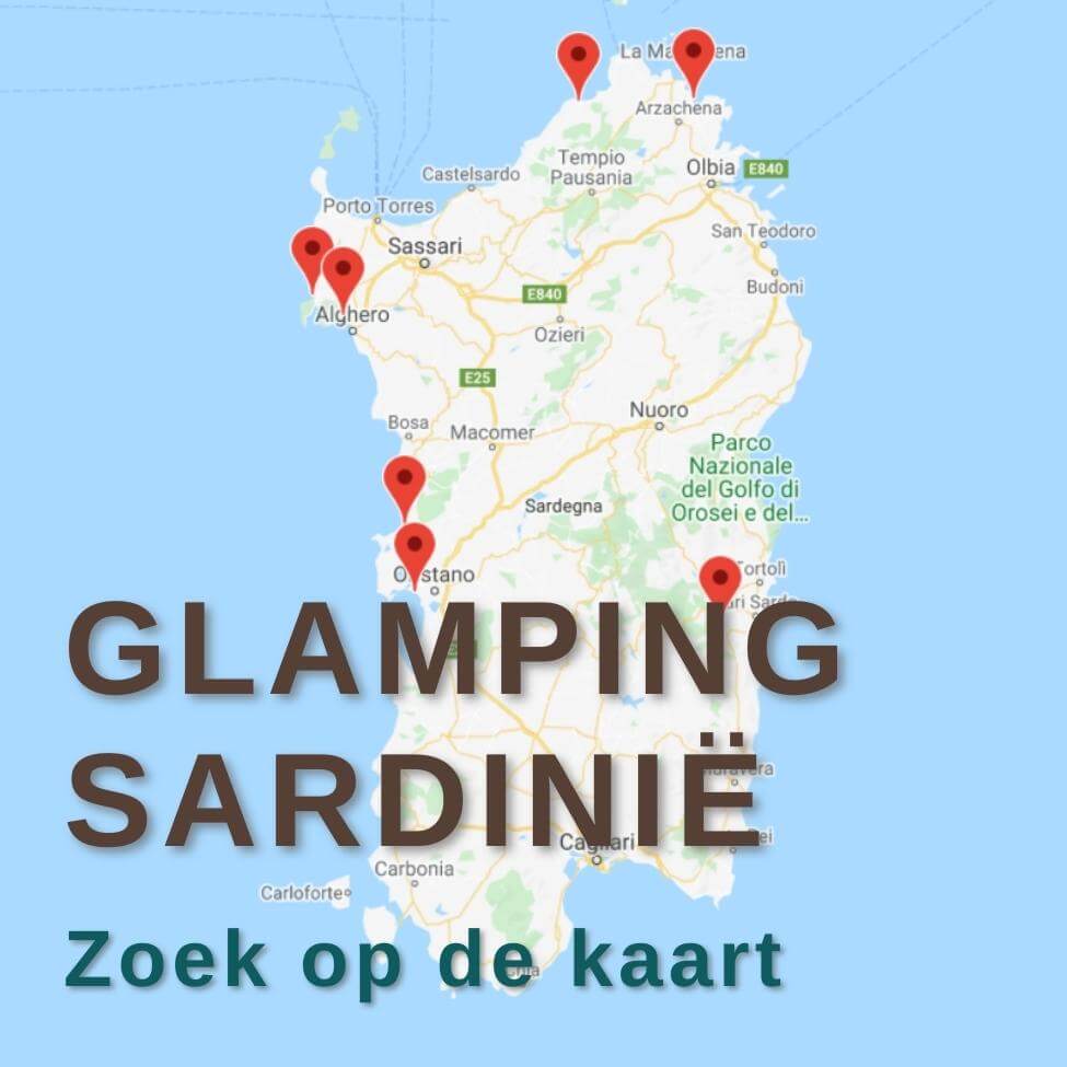 Glamping op Sardinië