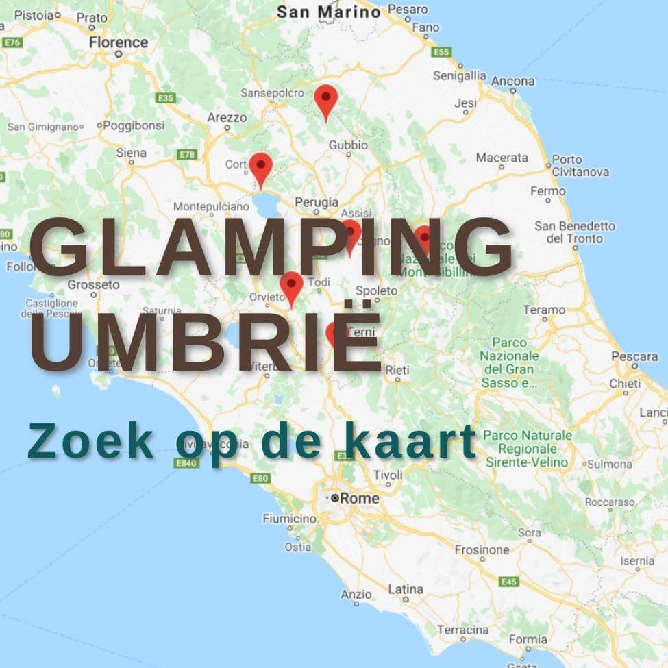 glamping Umbrië safaritent